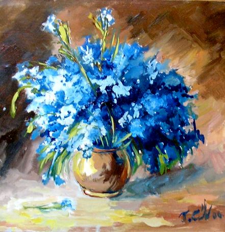 Modré kvety